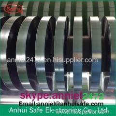 zinc alunminum alloy metallized polypropylene safety film with heavy edge