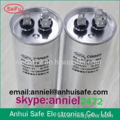 air conditioner capacitor aluminium case round shape CBB65 capacitor 10uf 20uf 30uf 40uf 50uf 60uf 70uf 80uf 90uf 100uf