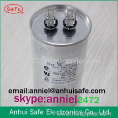 round aluminium case polypropylene film ac motor run capacitor CBB65 40uf 450VAC 10pcs 100pcs sell