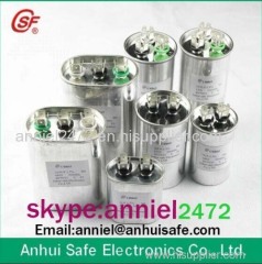 air conditioner aluminium case film ac motor run capacitor CBB65 17uf 450VAC low voltage 10pcs 100pcs sell