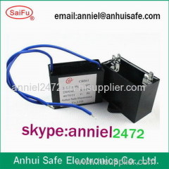 Ceiling fan capacitor cbb61 ac motor capacitor 1uf 2uf 3uf 4uf 5uf 6uf 7uf 40uf 450VAC manufacturer