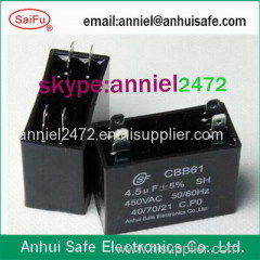 old brand square cbb61 ac motor capacitor 1uf 2uf 3uf 4uf 5uf 6uf 7uf manufacturer