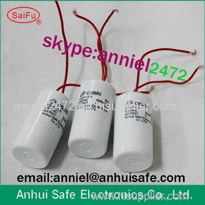 AC motor capacitor CBB60 250V 350V 450V factory made in china