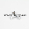 machine screw of hand tighten screw with shing head for water faucet