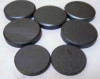 Black epoxy coating round ferrite adhesive magnet disc