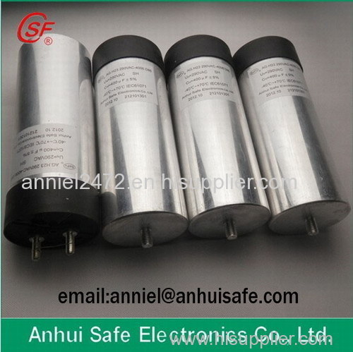 cylindar power capacitor manufacturer low voltage for wind power factor DC link capacitor