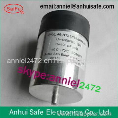 DC capacitor manufacturer 1200VDC 220uF Photovoltaic Wind Power Cylinder Capacitor