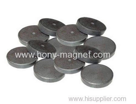 Black epoxy coating permanent bonded ferrite radial magnet