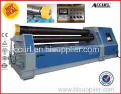 W12 CNC Metal Sheet 4-Roller Hydraulic Rolling Machine