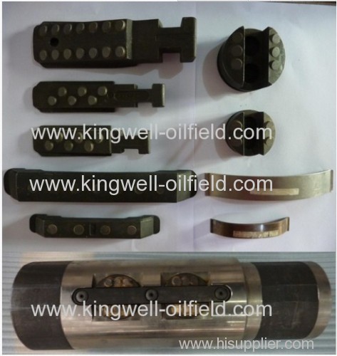 Full bore retrievable packer tools parts of drill stem testing tools (DST)