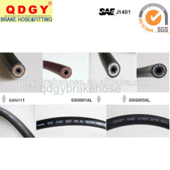 EPDM material fiber braided dot approved sae j1401 brake hoses