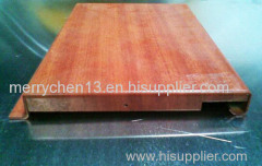 imitation wood aluminum exterior wall claddings materials