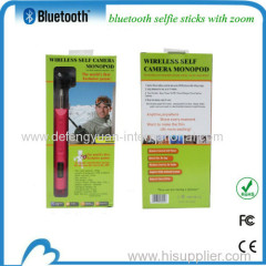 colorful selfie bluetooth stick