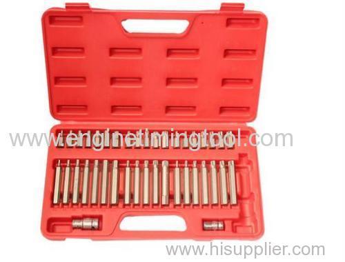 Torx Star Spline Hex Socket Bit Set