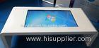 Wireless 55" 46" Table LCD Touch Screen Kiosk Windows System , Chimei LG LCD Advertising