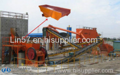 Rock Vibrating Feeder in Sand Production Line