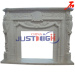Hot Sale European Style White Marble Fireplace