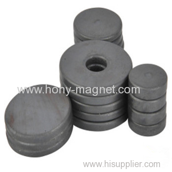 High performance strong ferrtie small circular magnets
