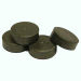 Black epoxy coating permanent Ferrite radial Disc magnet