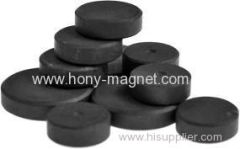 Widely used permanent bonded ferrite radial disc magnet