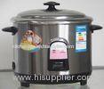 Multi Function Stright Steamer Rice Cooker , Stainless Steel Rice Cooker And Steamer