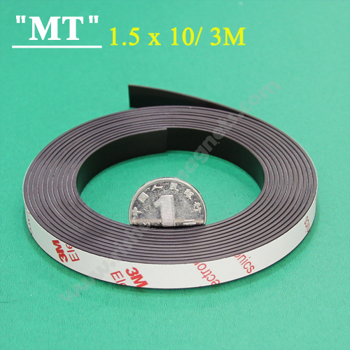 3M 10x1.52 mm sticky Magnetic strip with adhesive