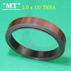 tesa 15x2.2mm rolled Flexible magnetic strip