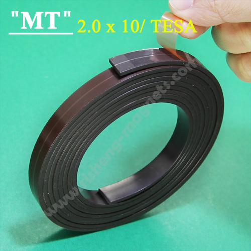 tesa 10x2.2mm Magnetic adhesive strip tesa Strong magnetic strip sticky Strong adhesive magnet