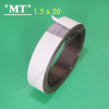 634 20x1.5mm White magnetic tape 634 Magnetic strip bulletin board sticky Self adhesive magnetic strip