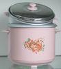 500W Mechanic Non Stick Coating Inner Pot Pink 7 Cups Rice Cooker , CE