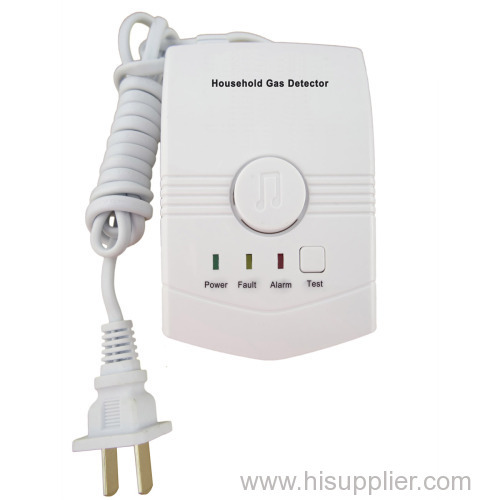 Plug In Fixed Gas Detection leak Detector for Fire Alarm System Wireless High Sensitivity