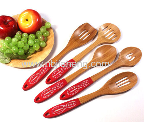 Art and Cook Bamboo Turner with Silicone Handle