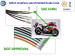 OEM market SAE J1401 stainless steel braided brake oil hose