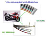 OEM market SAE J1401 stainless steel braided brake oil hose