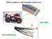 motorcycle brake hose line