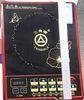 1350w Black Crystal Panel Electric Induction Cooker With Touch Control Button