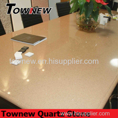 Sparkling scratch-resistance high quality popular design quartz countertop