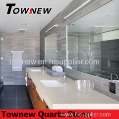 Corrosion resistance non-radiative polished quartz vanity top