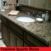 Starlight popular design high quality hard quartz bathroom vanity top