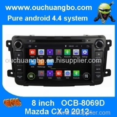 Ouchuangbo DVD Radio Player for Mazda CX-9 (2012-) GPS Navigation iPod USB Android 4.4 System