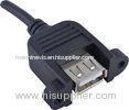 Durable Digital Camera USB A Cable 4P Female Screw Lock for CCD Machine Vision Systems