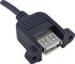 Durable Digital Camera USB A Cable 4P Female Screw Lock for CCD Machine Vision Systems