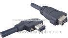 Flexible IEEE 1394 Firewire Cable 1394A 6 Pin Right Angle to 1394b Female 9Pin