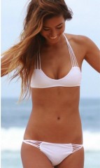 2015 Women's Swimwear Strappy Sexy Separate Swimsuit Swimwear Bathing Monokini Push Up Padded Bikini