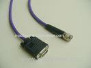 Round Wire 12Pin Female to D-Sub 15Pin Male Hirose Cable for Analog Camera