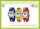 Multi - color Silicone Band 3D Cartoon Kids Watches For Boys / Children Wrist Watch