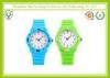 Colorful Cartoon Pattern Childrens Waterproof Digital Watches With Silicone Band