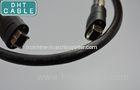Customized IEEE 1394B Firewire Cable with Thumbscrew Lock Alloy Connector 3.28 Fts