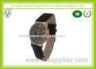 3 ATM Water Resistant Thin Leather Strap Japan Movement Watch For Boys
