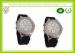 Silicone Strap Big Face Watches For Young Man With Japanese Battery / Black 24MM Band